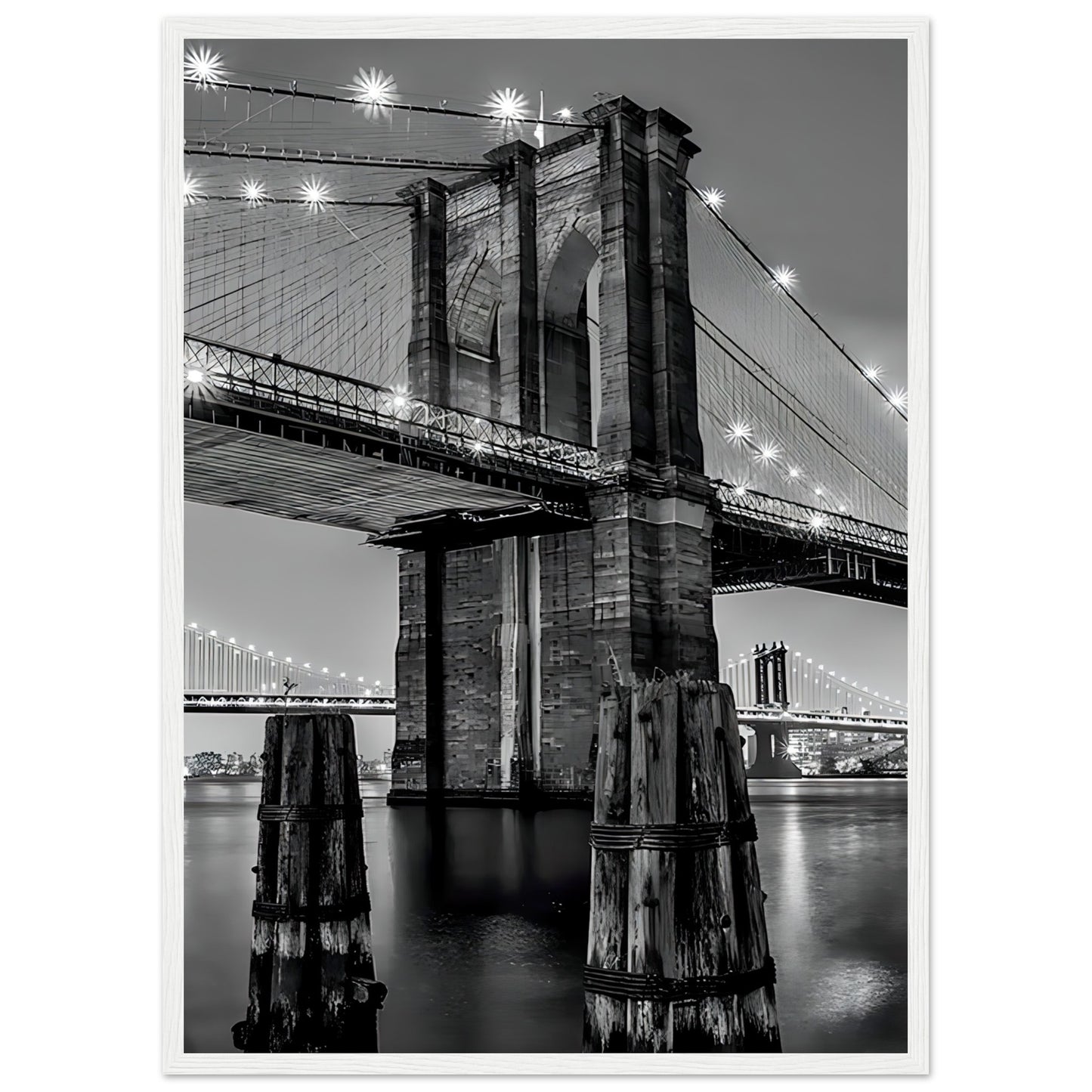 NewYork Bridge - Retro Art - Poster