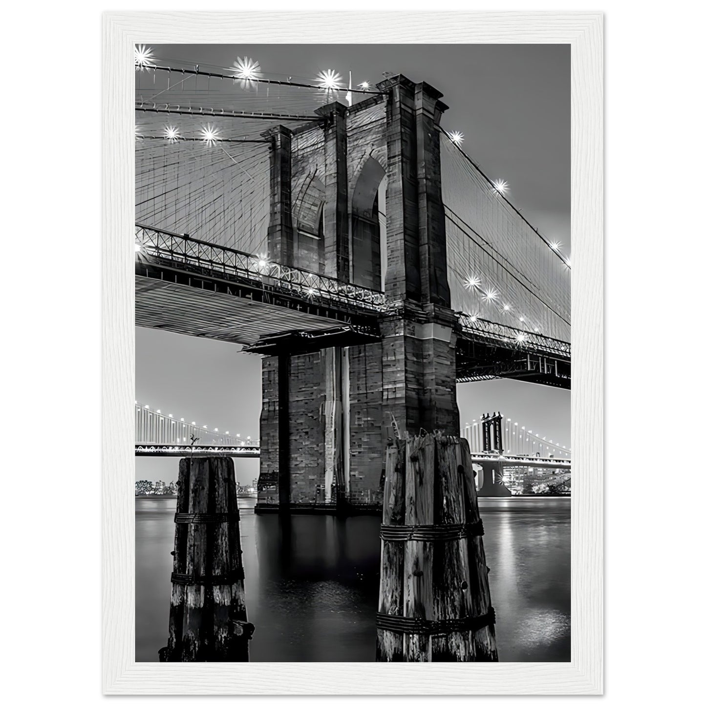 NewYork Bridge - Retro Art - Poster