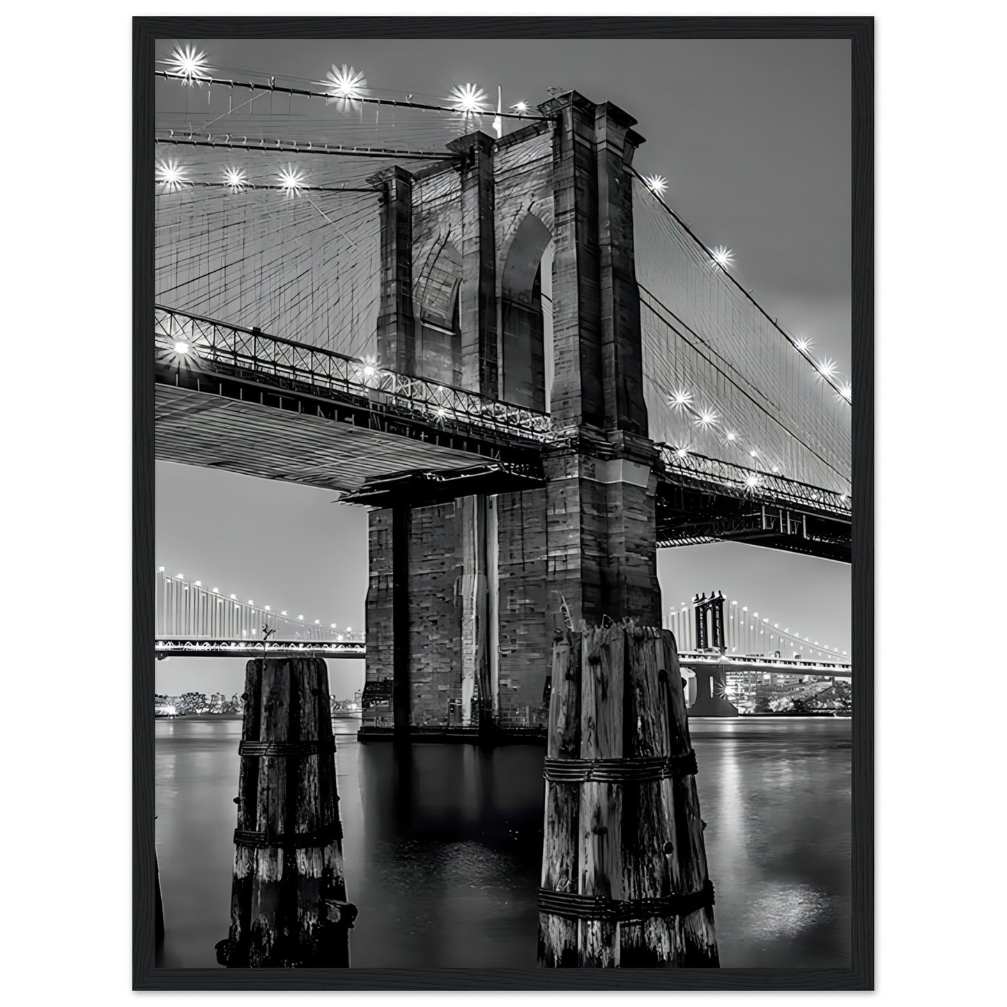 NewYork Bridge - Retro Art - Poster