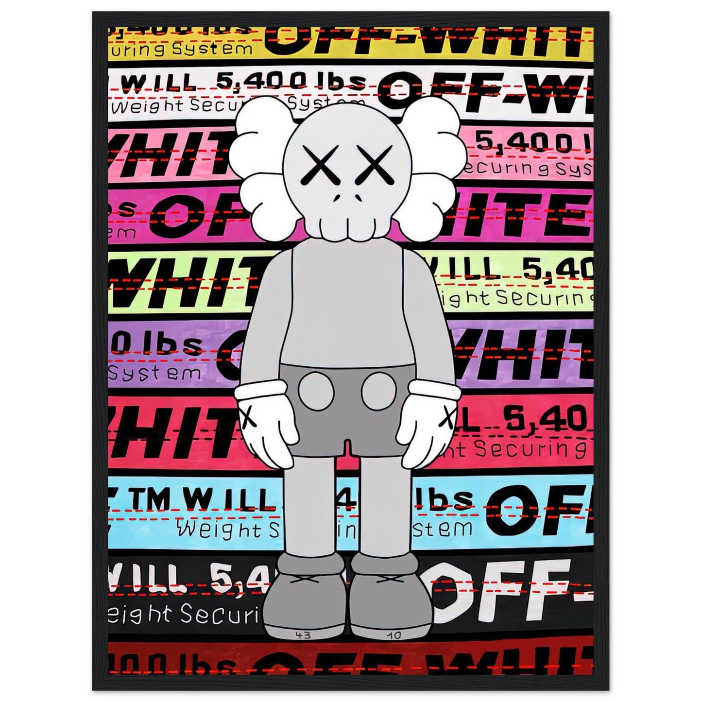 Off - White - Kaws - Poster