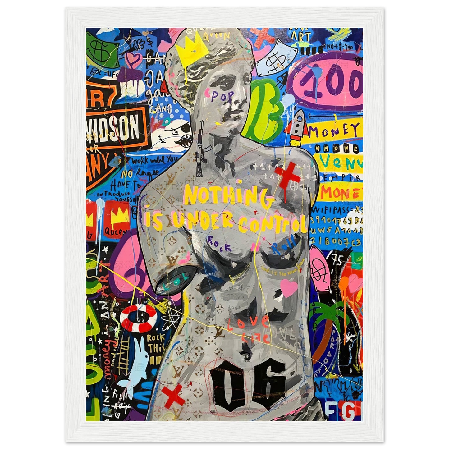 Nothing is under control - Graffiti Art - Poster