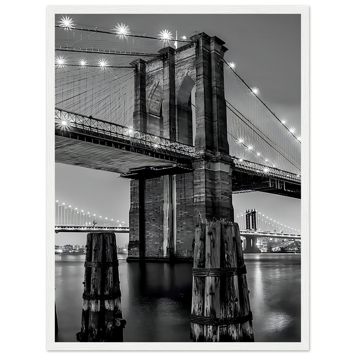 NewYork Bridge - Retro Art - Poster