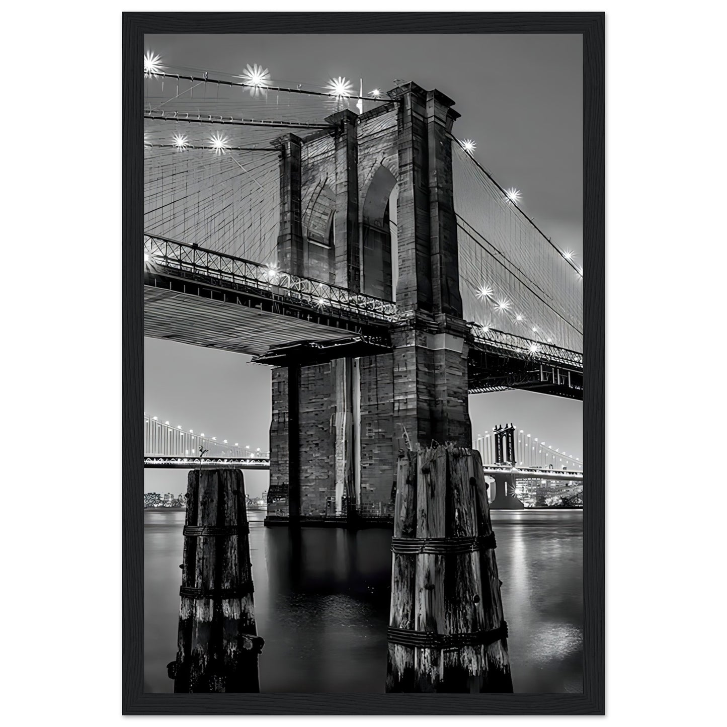 NewYork Bridge - Retro Art - Poster