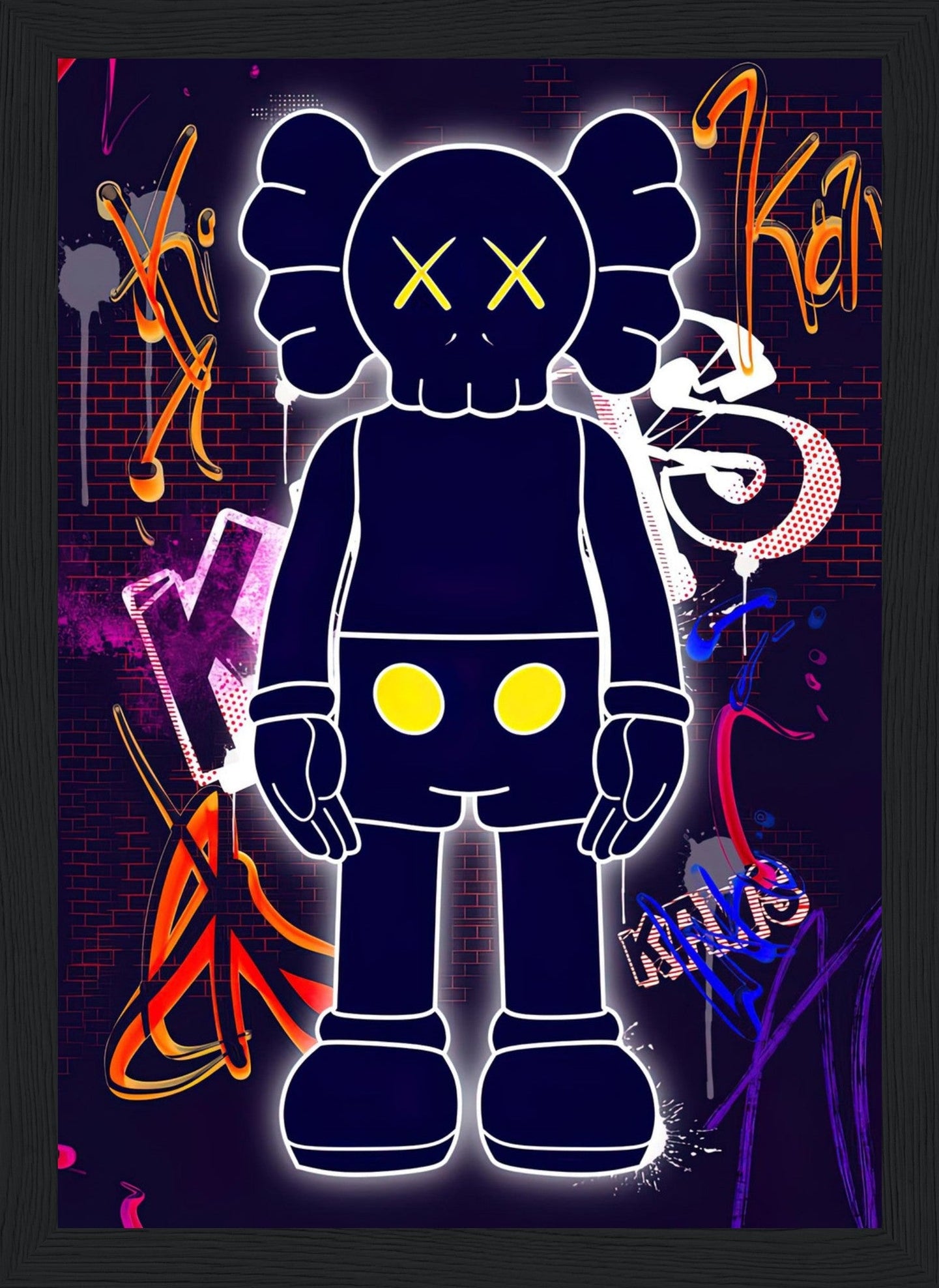 Graffiti - Kaws - Poster – Posters-4u