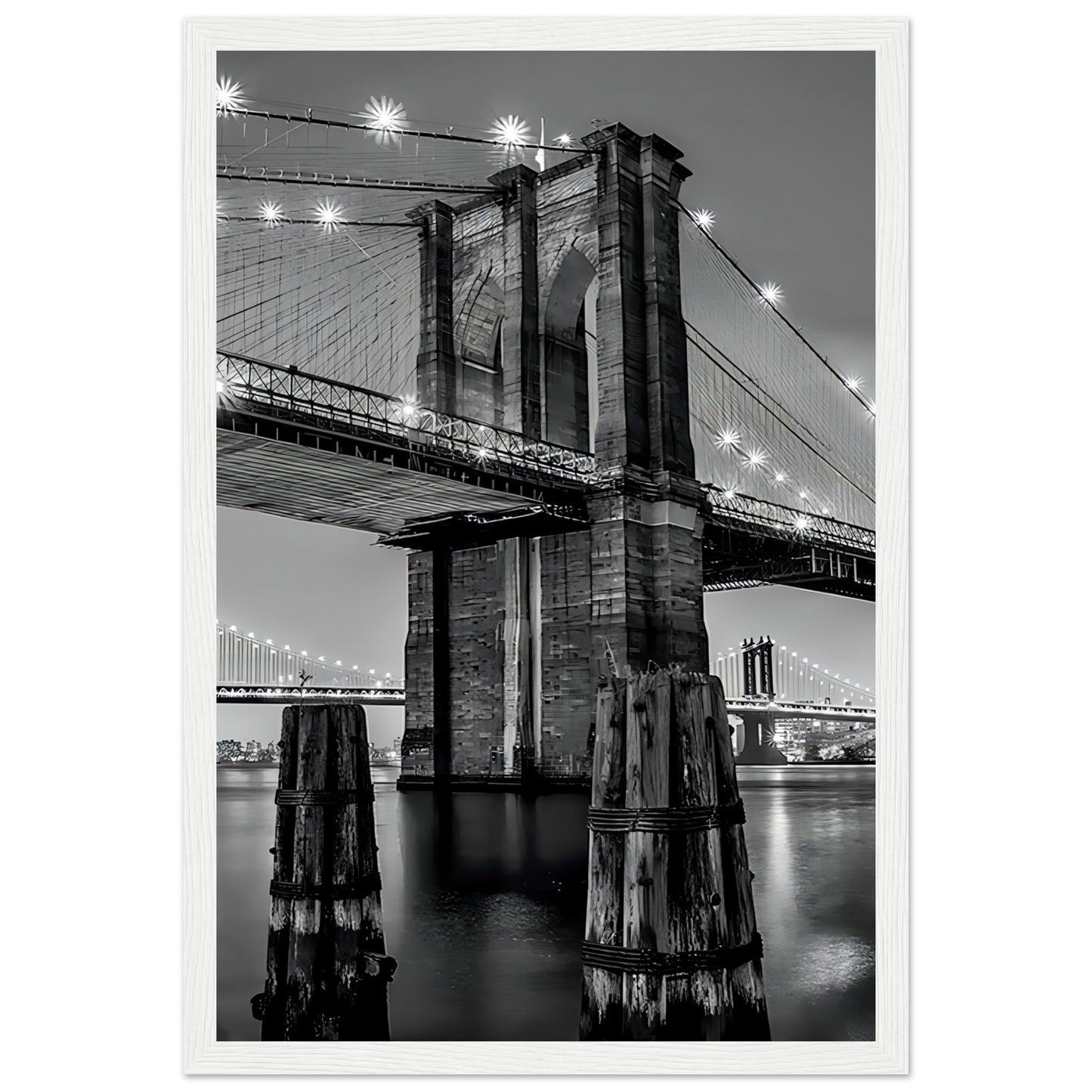 NewYork Bridge - Retro Art - Poster