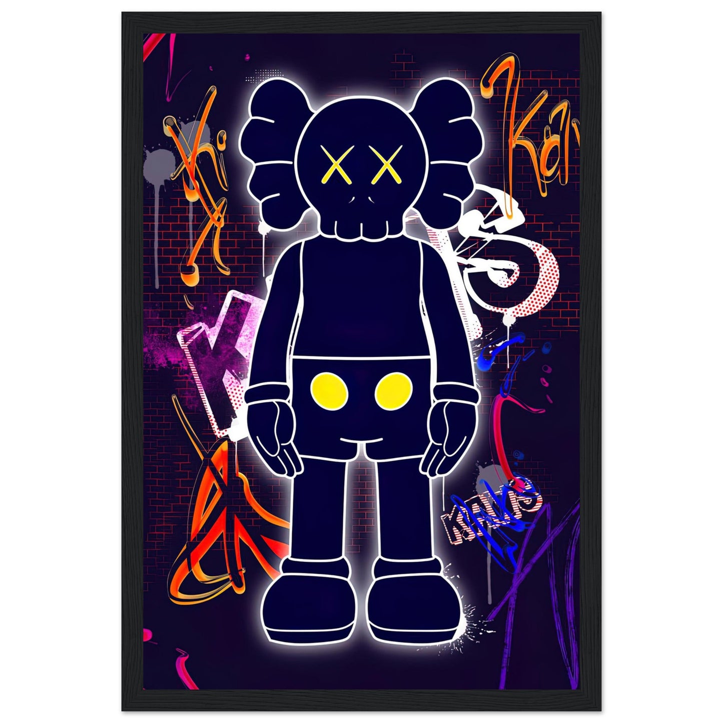 Graffiti - Kaws - Poster