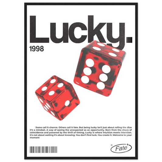 Red Dice Mindset – Streetwear – Poster