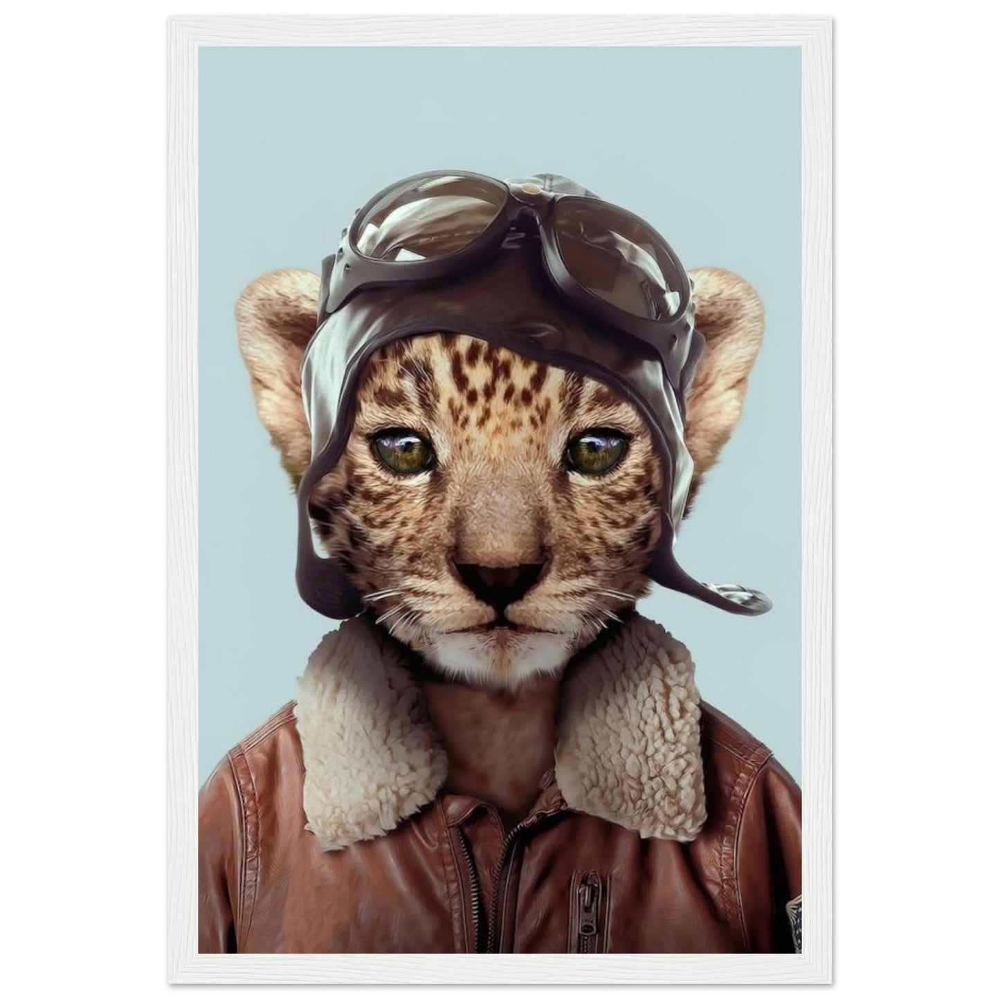 Pilot Cat- Animal - Poster