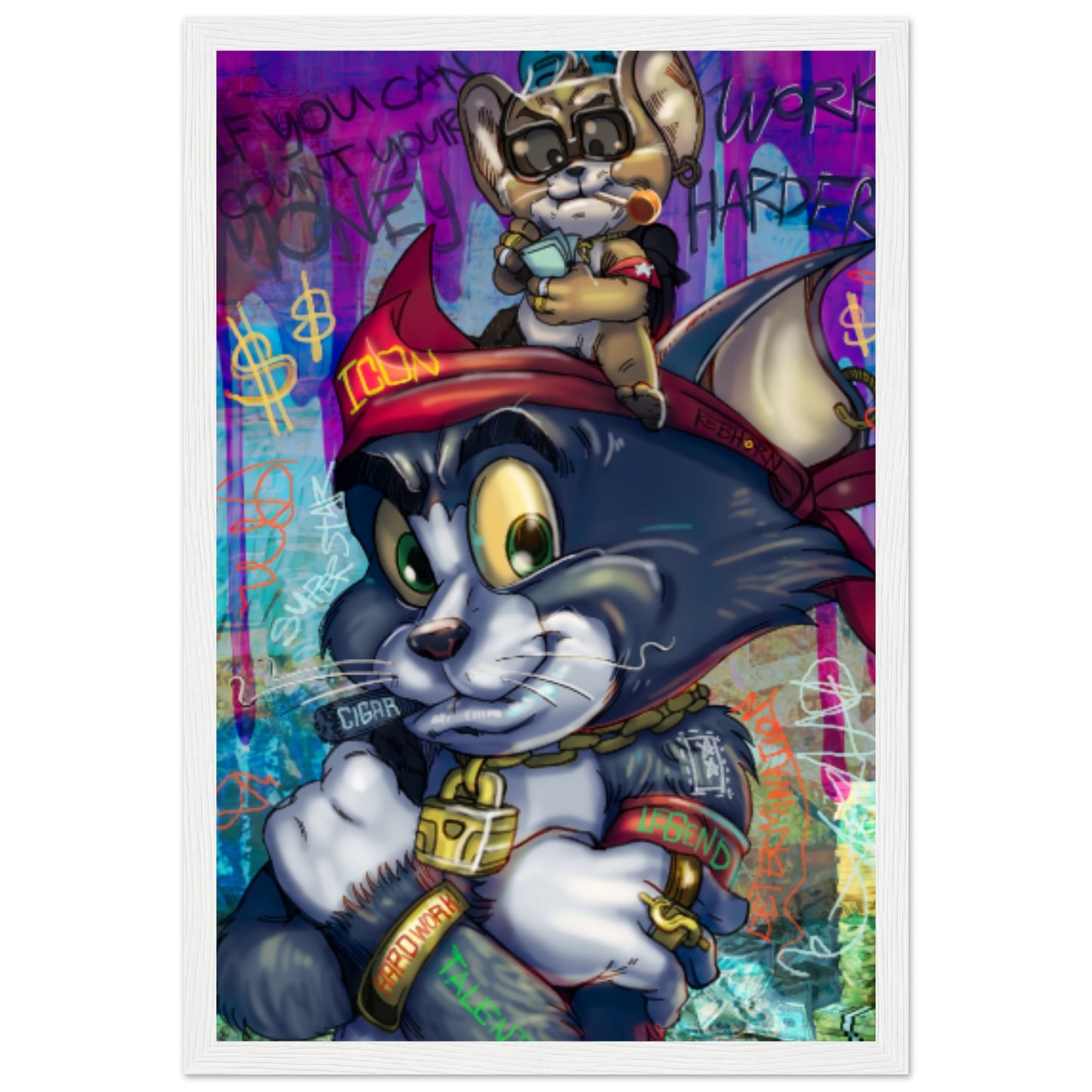 Tom&Jerry - Graffiti Art - Poster