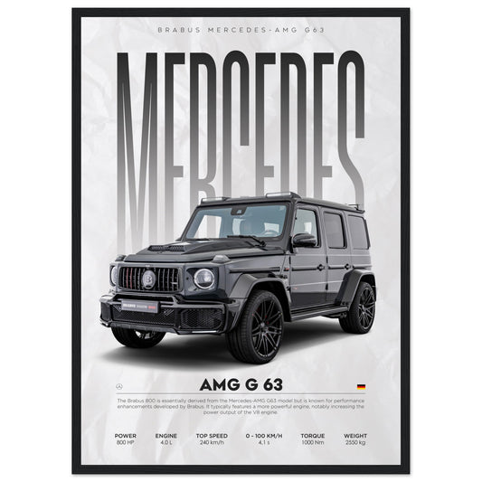 Mercedes - G63 - Poster