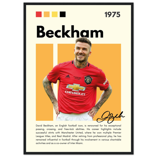 Beckham – Football – Poster