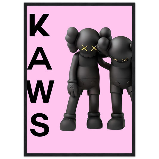 Pink - Sad Kaws - Poster