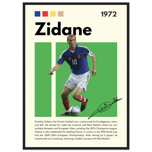 Zidane - Football - Poster