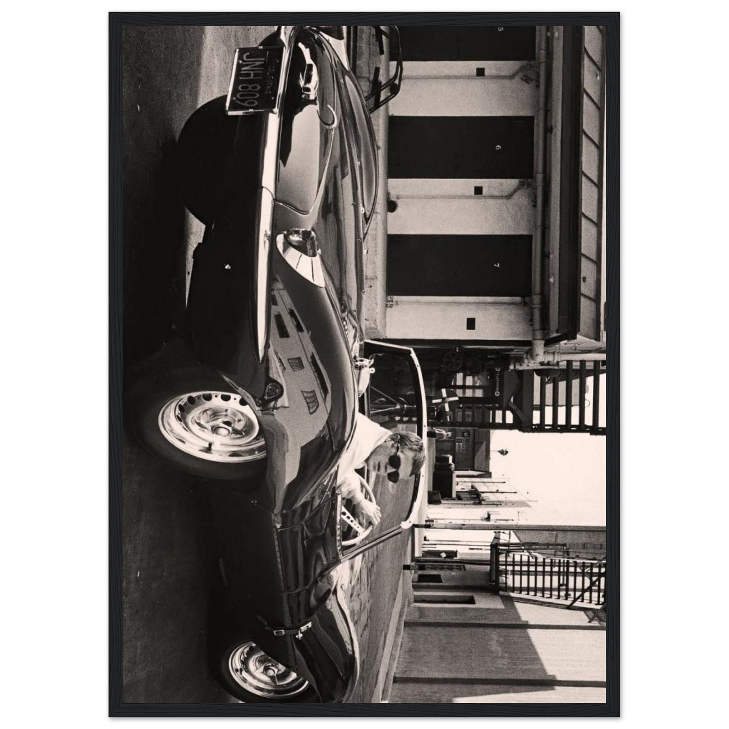 Altes Cabrio - Retro-Kunst - Poster