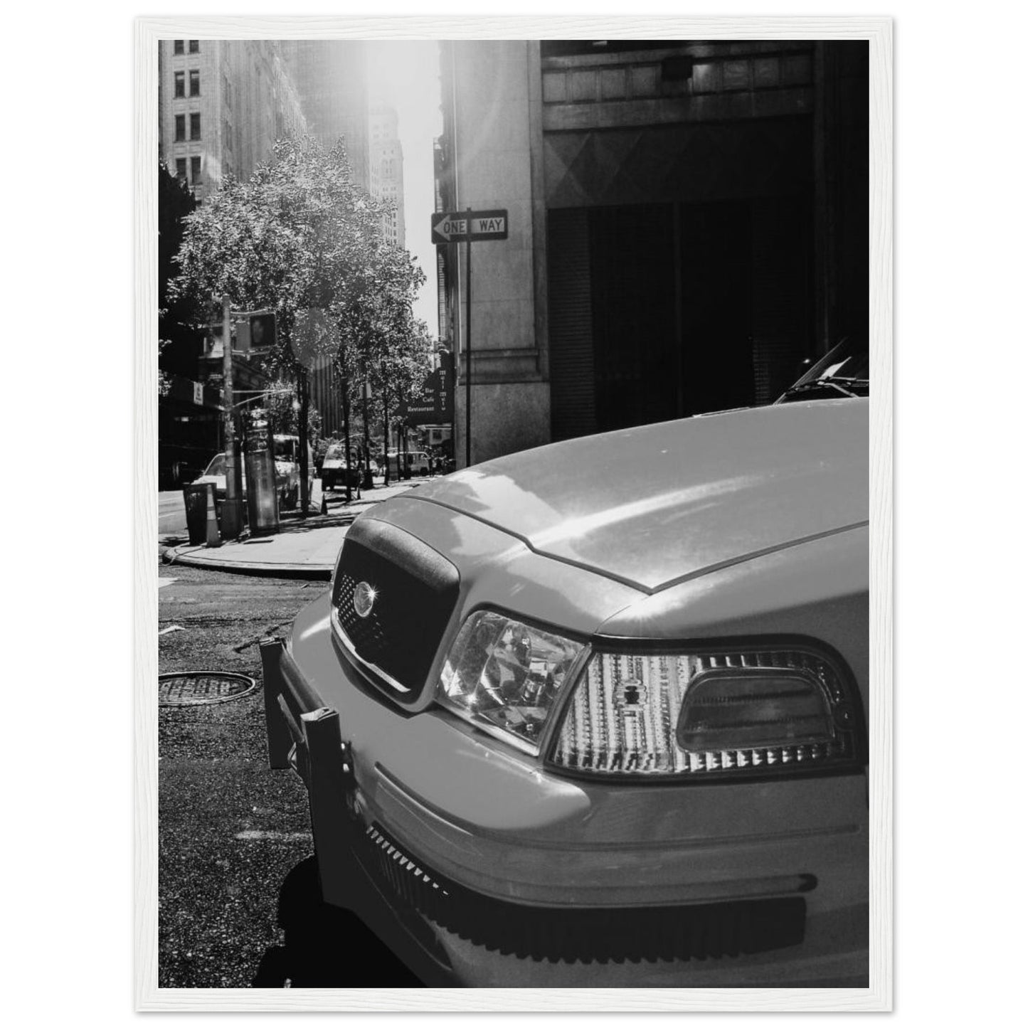 Taxi - Retro-Kunst - Poster