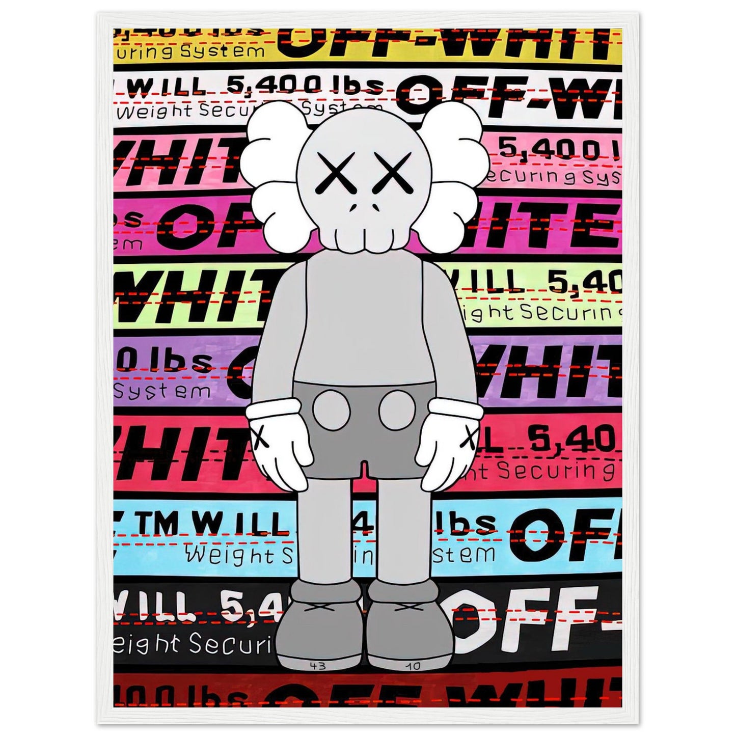 Off - White - Kaws - Poster