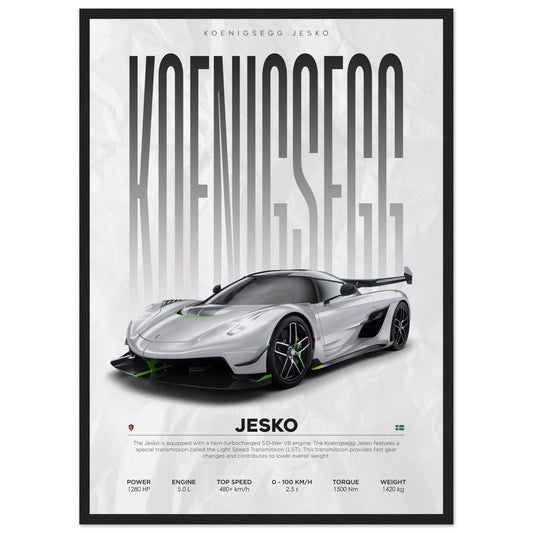 Koenigsegg - Jesko - Poster