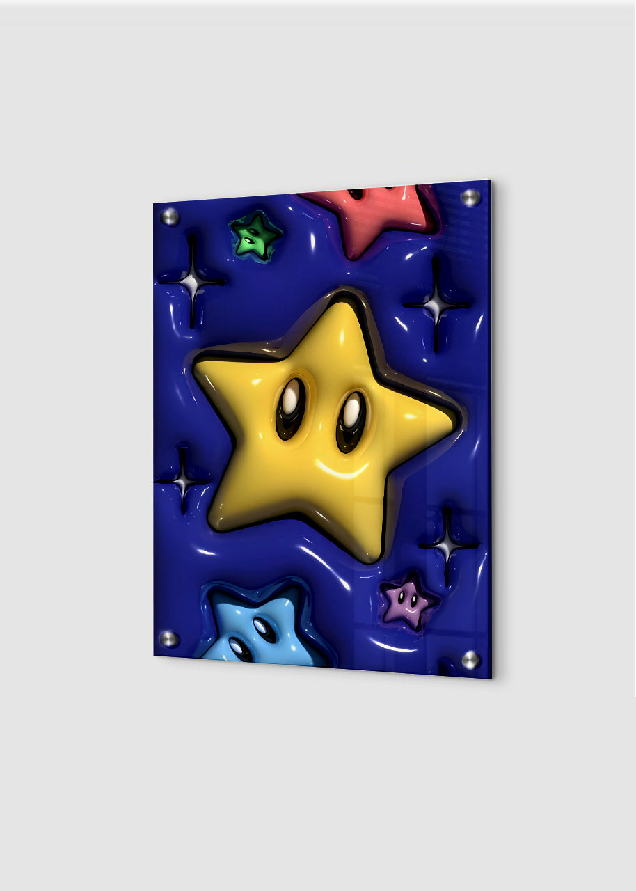 Mario Star - 3D - Art