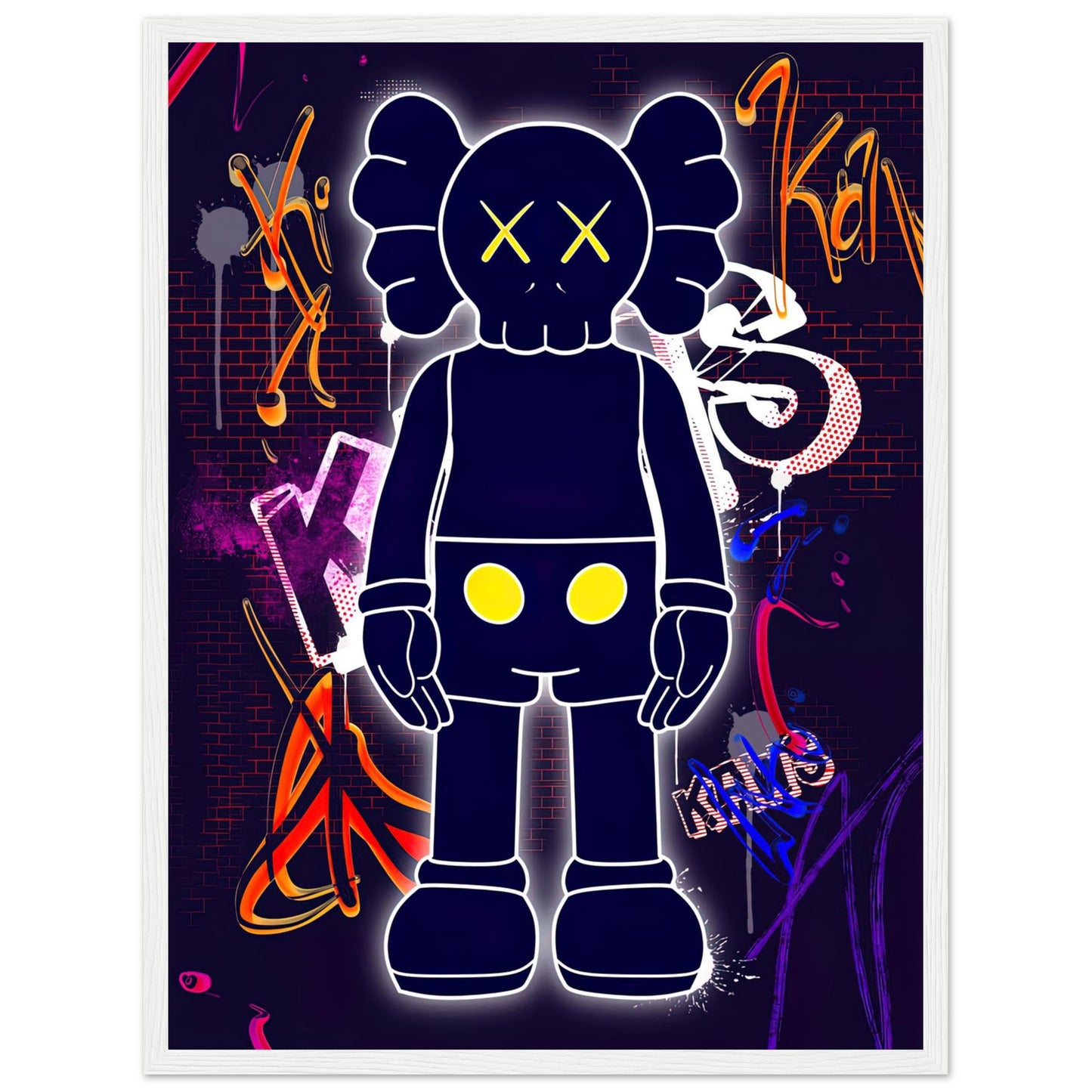 Graffiti - Kaws - Poster