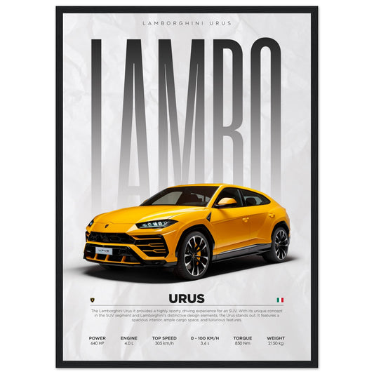 Lamborghini - Urus - Poster
