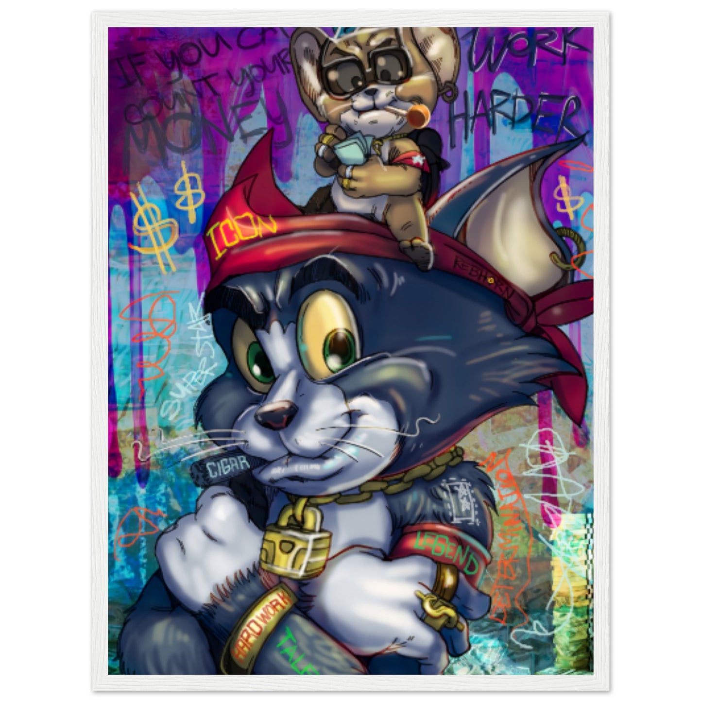 Tom&Jerry - Graffiti Art - Poster