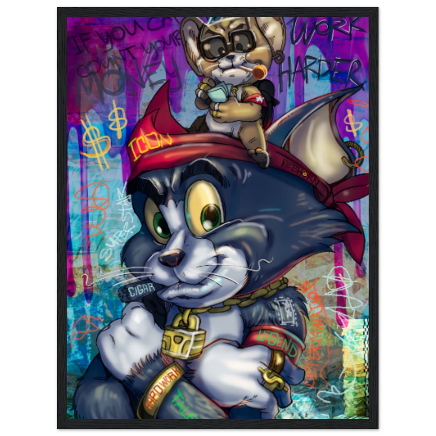 Tom&Jerry - Graffiti Art - Poster