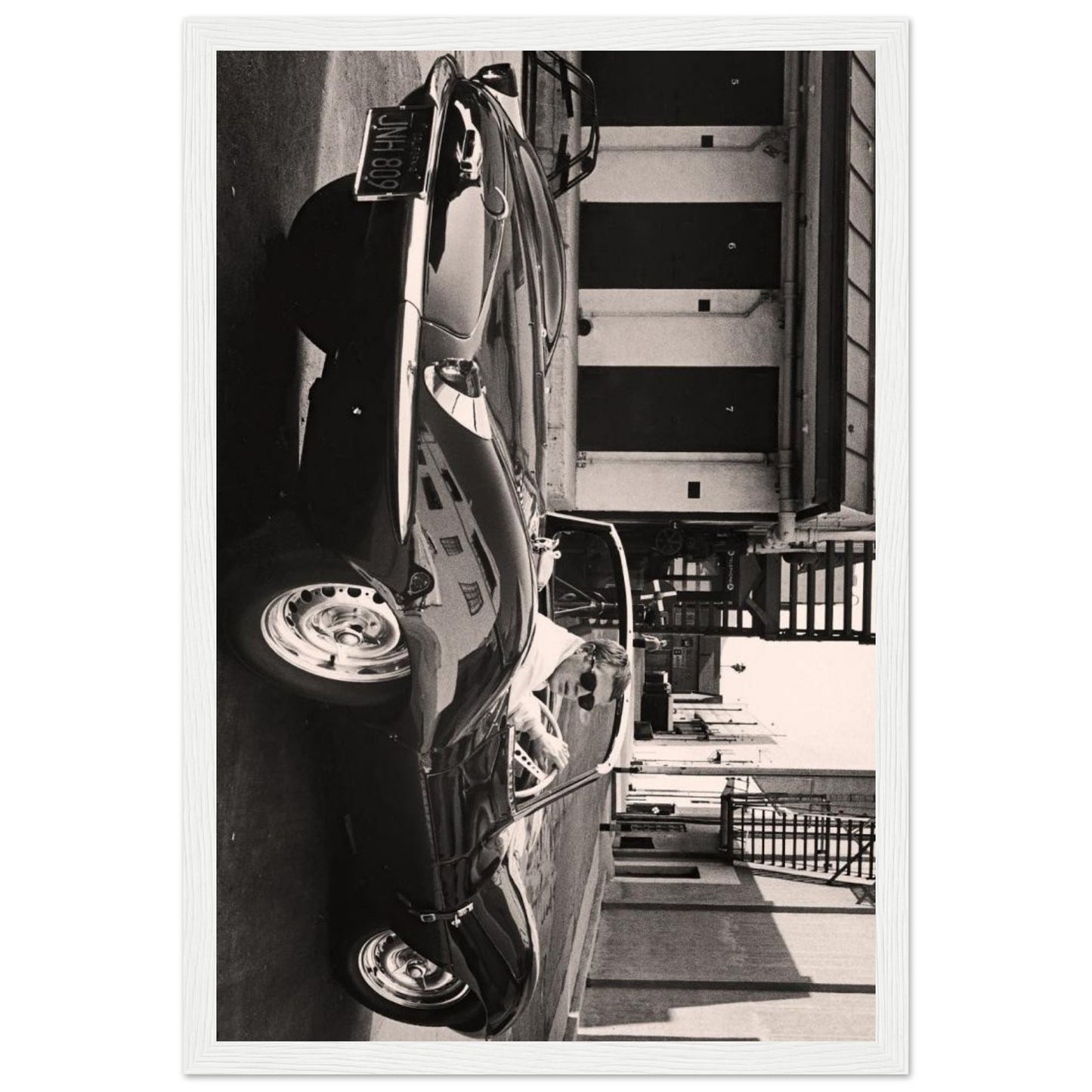 Altes Cabrio - Retro-Kunst - Poster