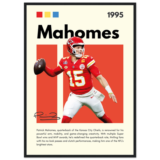 Mahomes – NFL – Poster (In Action)