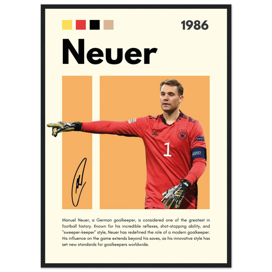 Manuel Neuer – Football – Poster