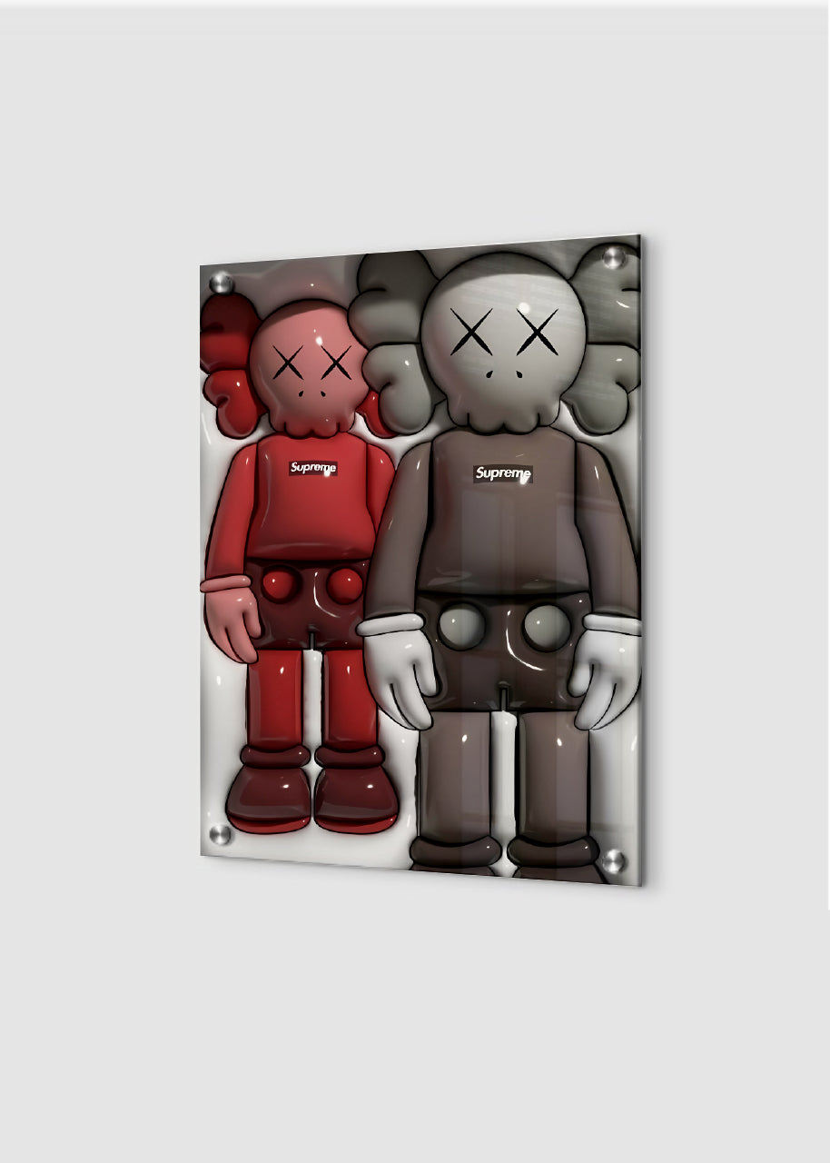2 Kaws - 3D - Art