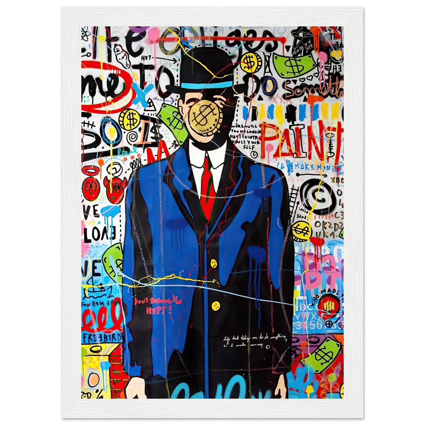 Mr. Dollar - Graffiti Art - Poster