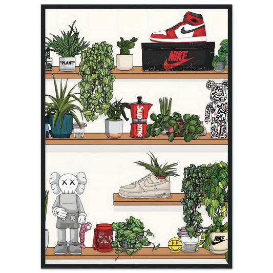 Sneaker & KAWS Art Collector Shelf – Sneaker – Poster