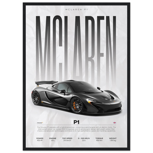 Mclaren - P1 - Poster