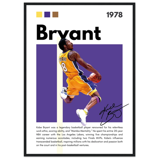 Kobe Bryant – NBA – Poster (Purple Edition)