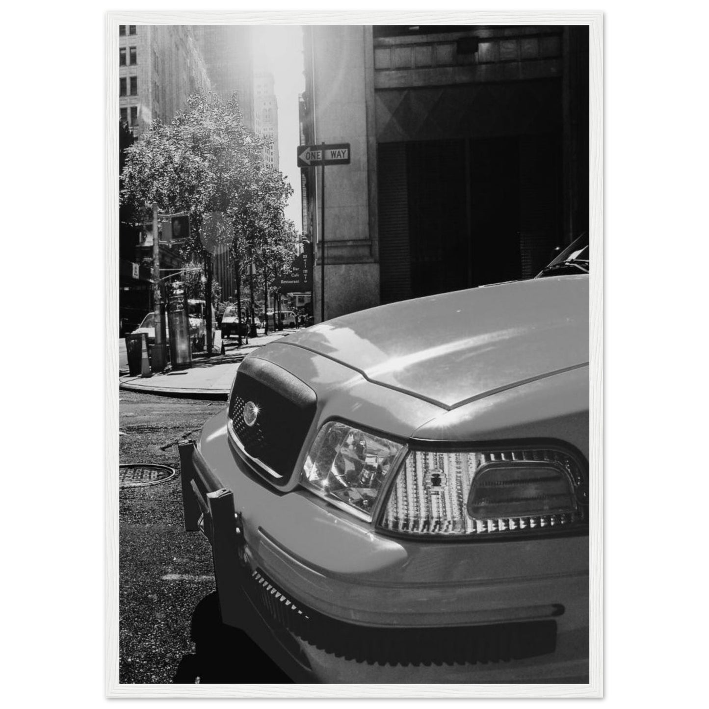 Taxi - Retro-Kunst - Poster