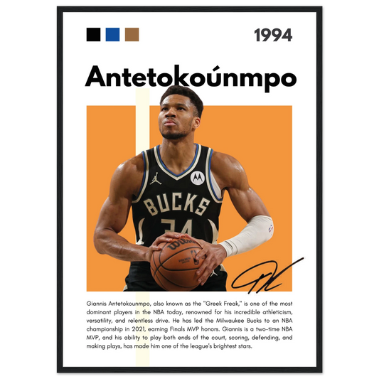 Antetokounmpo – NBA – Poster