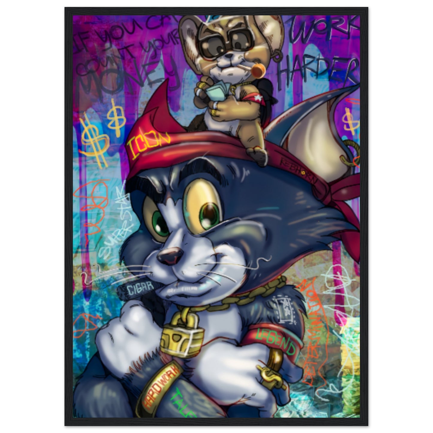Tom&Jerry - Graffiti Art - Poster