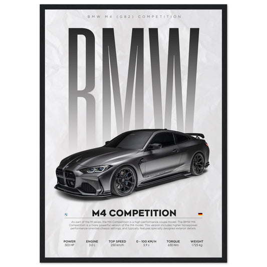 M4 - BMW - Poster