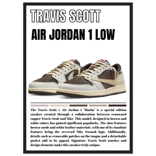 Travis Scott - Air Jordan 1 - Poster