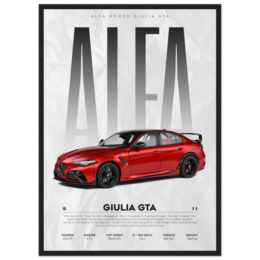 Alfa Romeo - GTA - Poster