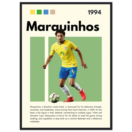 Marquinhos – Football – Poster