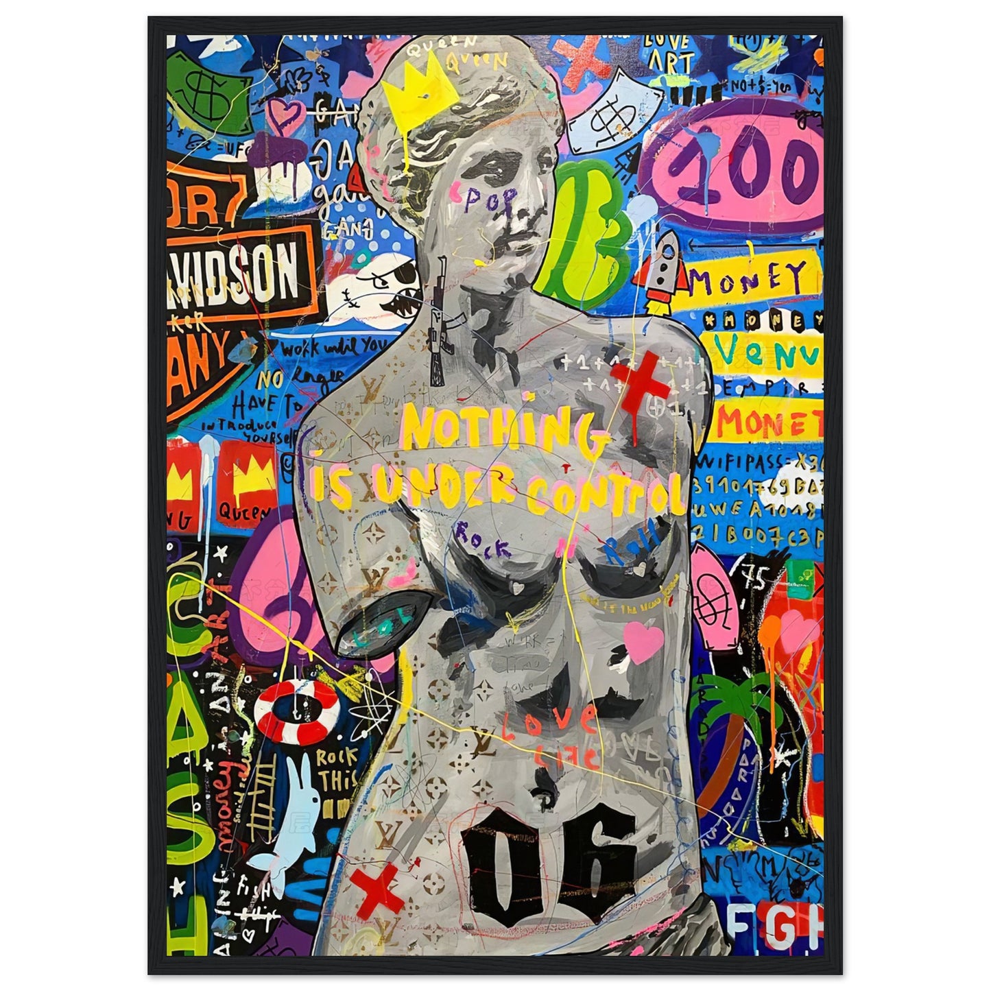 Nothing is under control - Graffiti Art - Poster