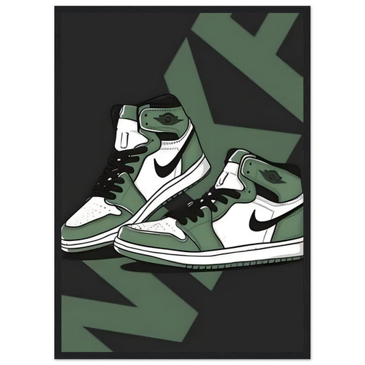 Jordan One - Green - Poster