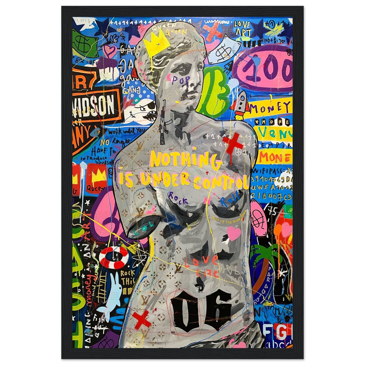 Nothing is under control - Graffiti Art - Poster