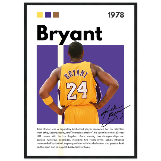 Bryant – NBA – Poster (Purple)