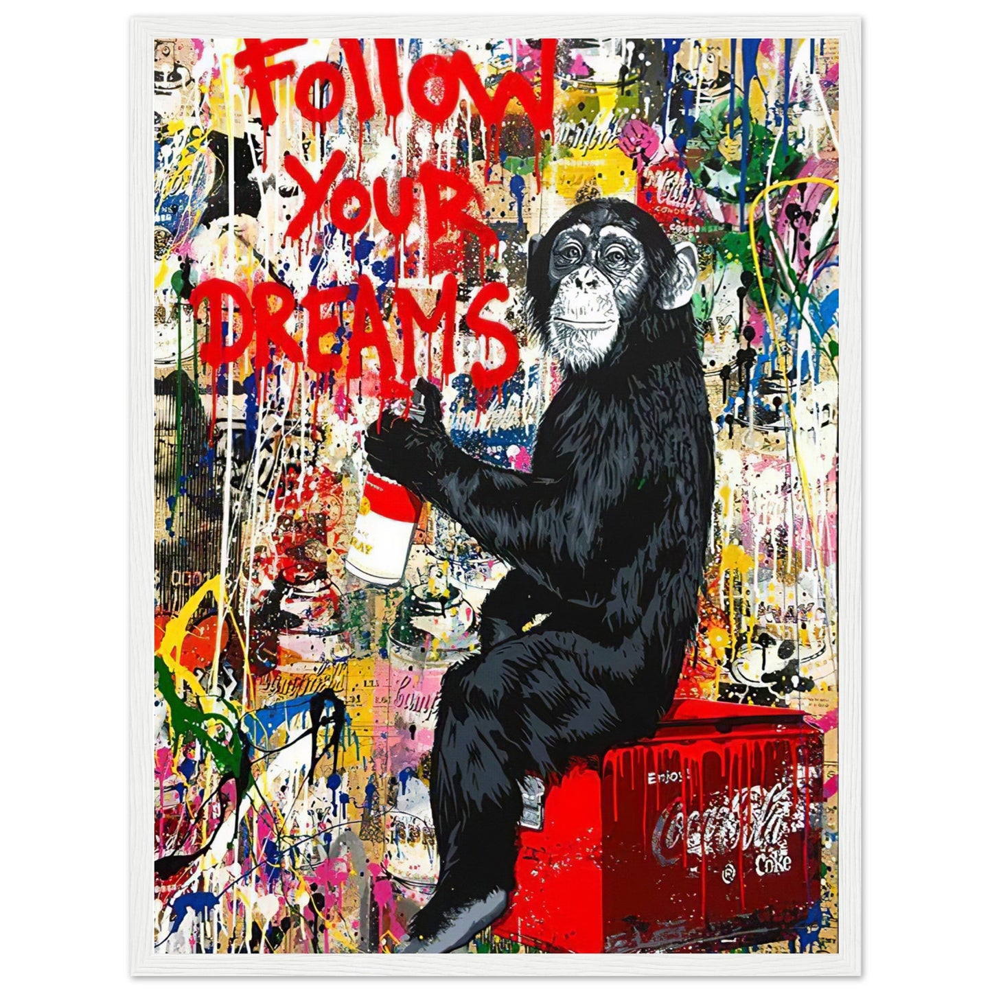 Follow Your Dreams - Graffiti Art - Poster