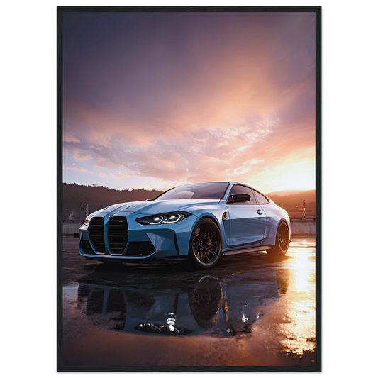 BMW M4 Golden Hour – Car – Poster