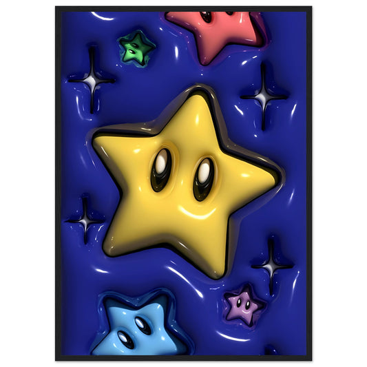 Mario Star - 3D - Art..