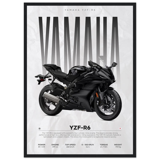 YZF R6 - Yamaha - Poster