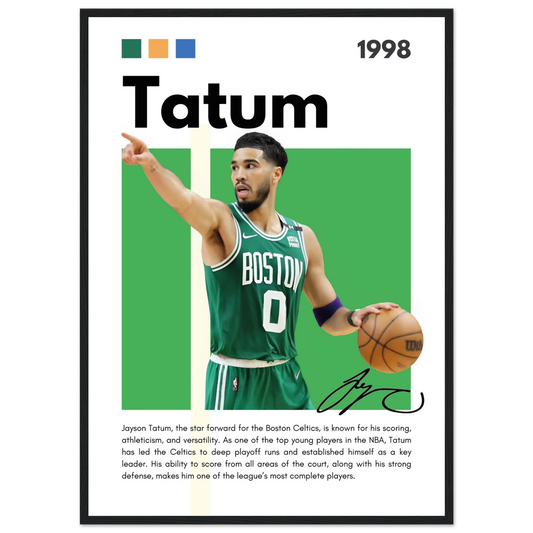 Jayson Tatum – Basketball – Poster